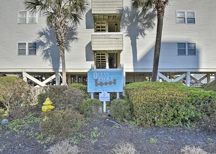 Bright North Myrtle Beach Condo Walk To Beach!